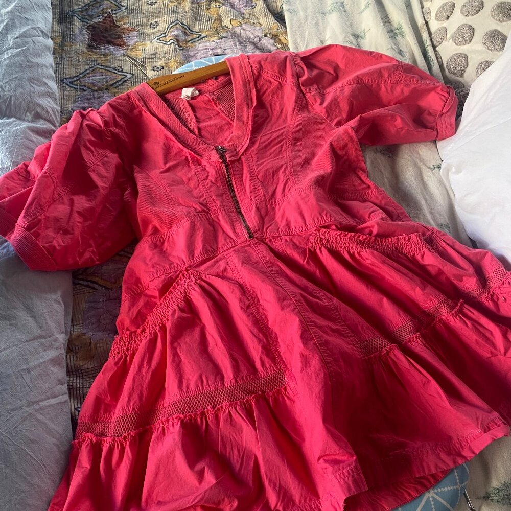 Daily Practice by Anthropologie Relaxed Tiered Mini Dress XSP - Picture 3 of 6